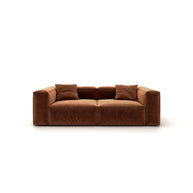 Eleanor Modular Sofa – Velvet Collection – Copper