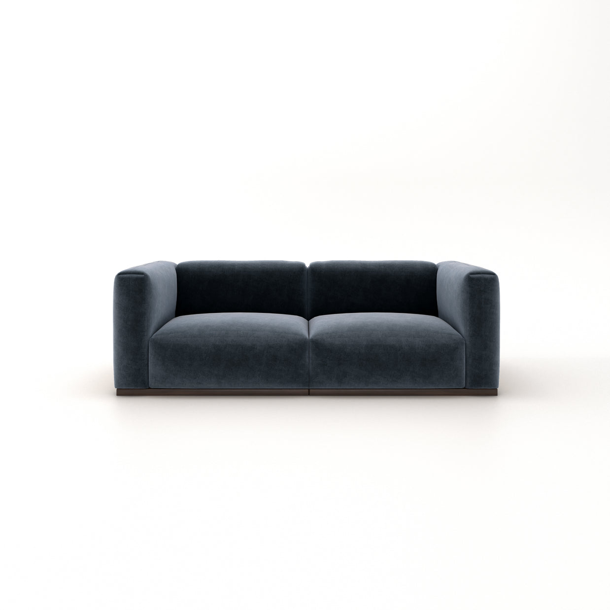 Charlotte Modular Sofa – Velvet Collection – Oxford Blue