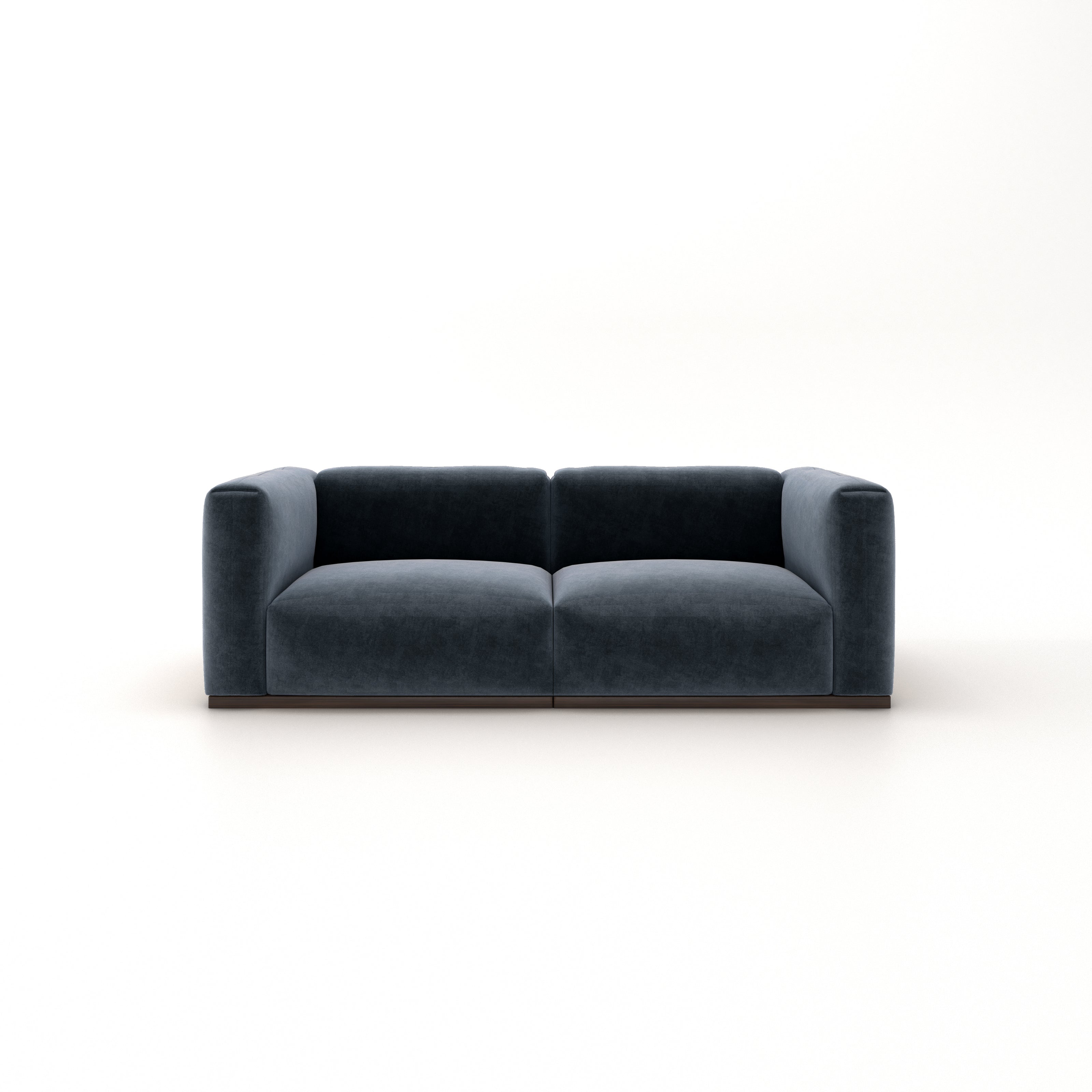 Charlotte Modular Sofa – Velvet Collection – Oxford Blue
