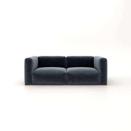 Charlotte Modular Sofa – Velvet Collection – Oxford Blue