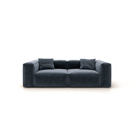 Eleanor Modular Sofa – Velvet Collection – Oxford Blue