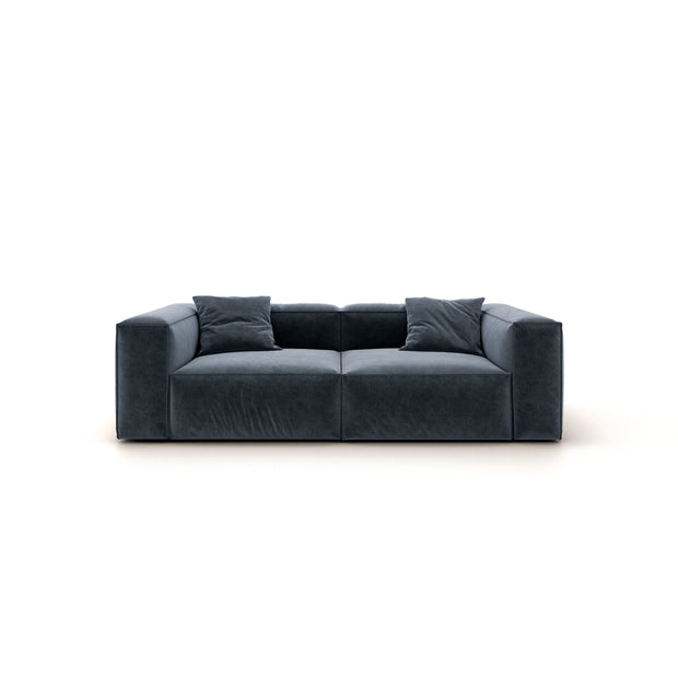 Eleanor Modular Sofa – Velvet Collection – Oxford Blue