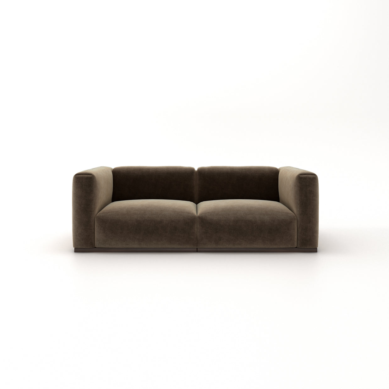 Charlotte Modular Sofa – Velvet Collection – Mocha