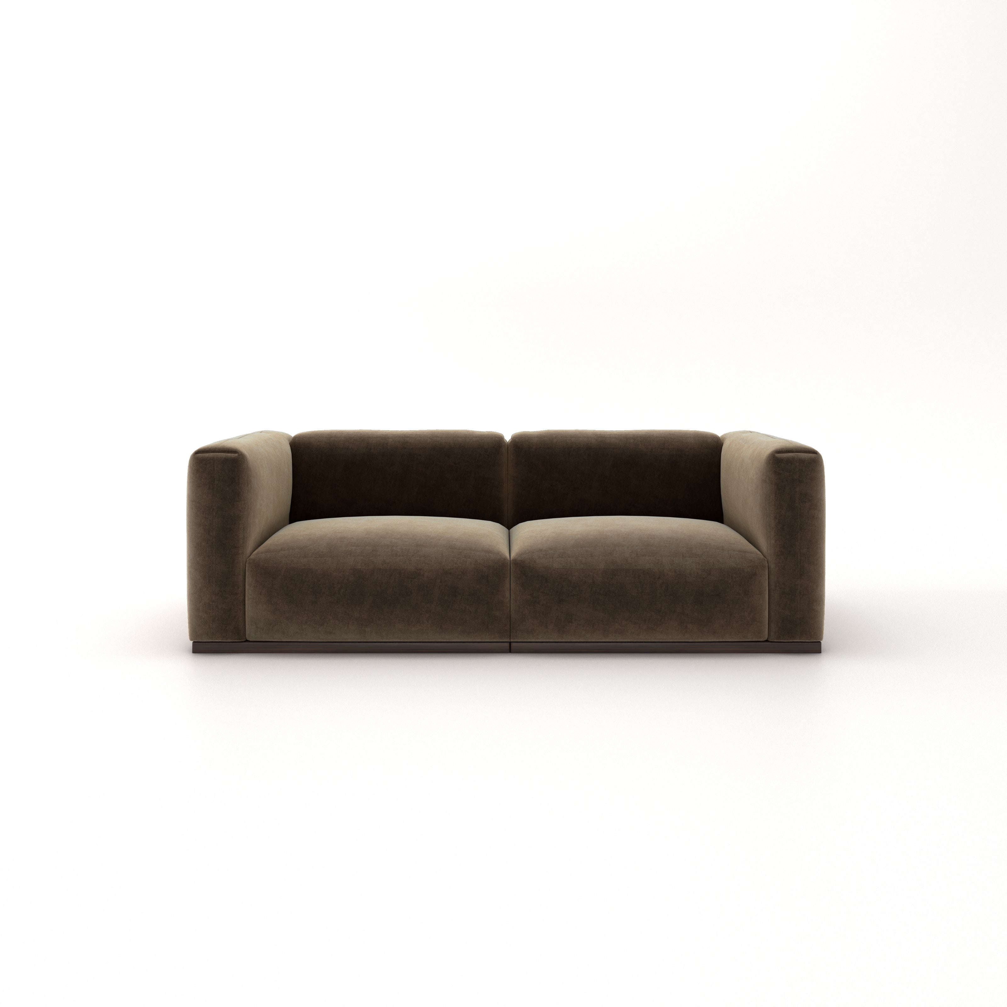 Charlotte Modular Sofa – Velvet Collection – Mocha