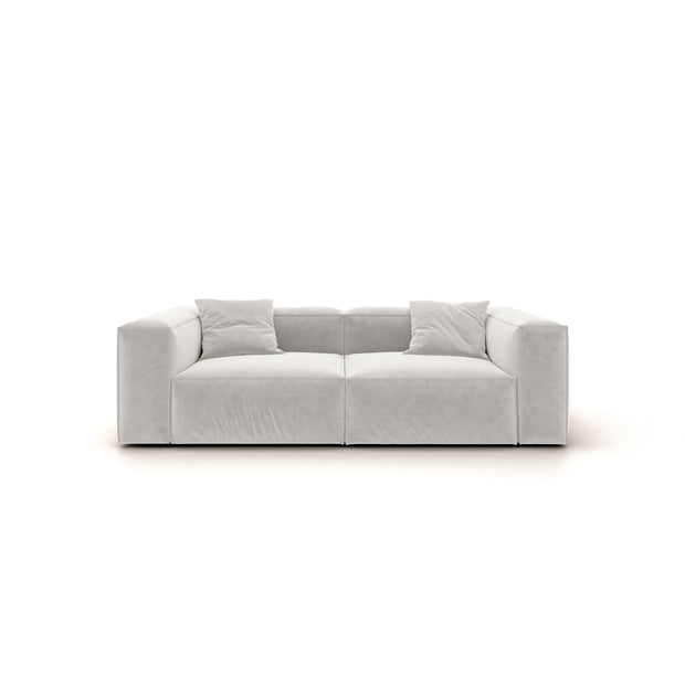 Eleanor Modular Sofa – Velvet Collection – Pearl