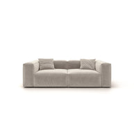 Eleanor Modular Sofa – Velvet Collection – Alabaster