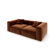 Eleanor Modular Sofa – Velvet Collection – Copper