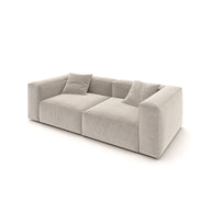 Eleanor Modular Sofa – Velvet Collection – Alabaster
