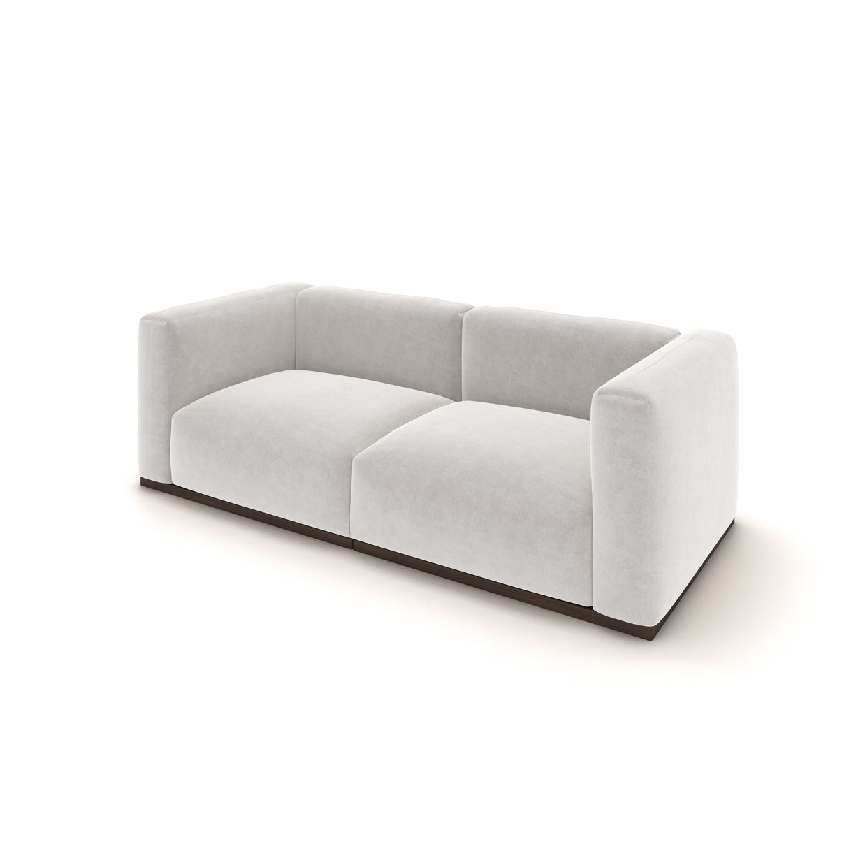 Charlotte Modular Sofa – Velvet Collection – Pearl