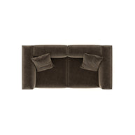 Eleanor Modular Sofa – Velvet Collection – Mocha