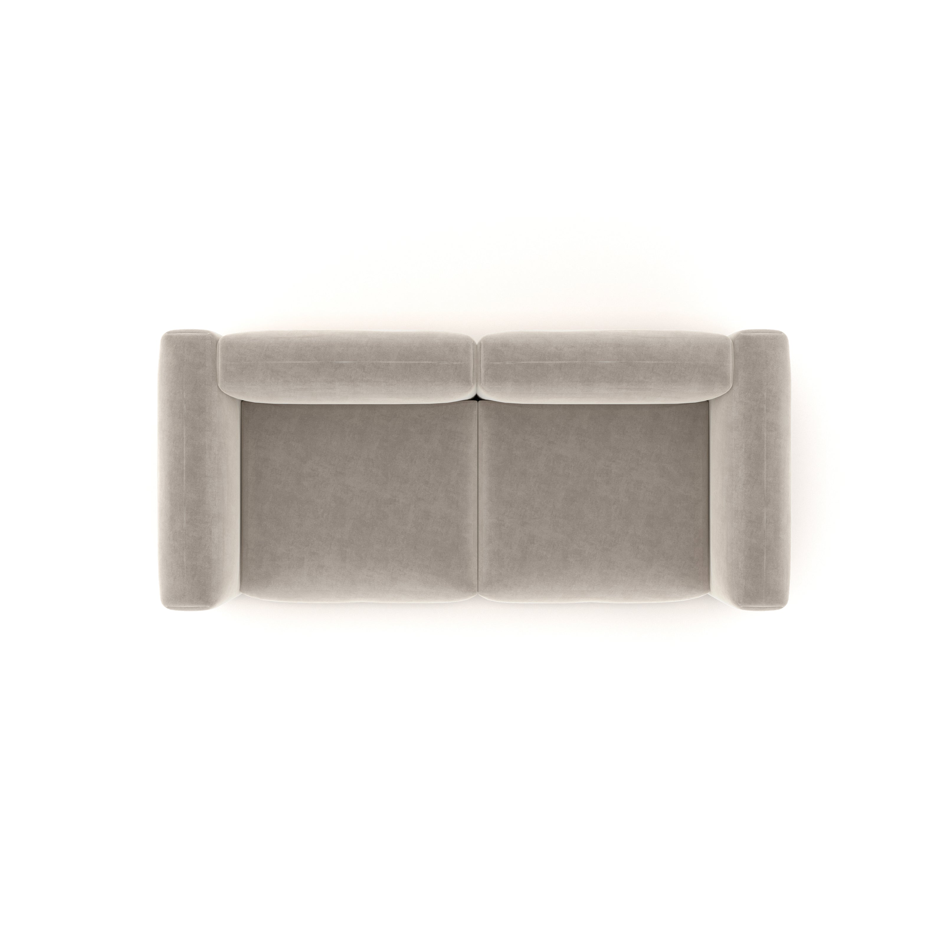 Charlotte Modular Sofa – Velvet Collection – Alabaster