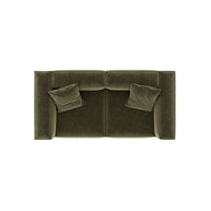 Eleanor Modular Sofa – Velvet Collection – Olive