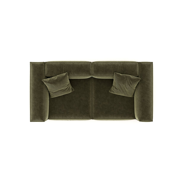 Eleanor Modular Sofa – Velvet Collection – Olive