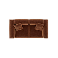 Eleanor Modular Sofa – Velvet Collection – Copper