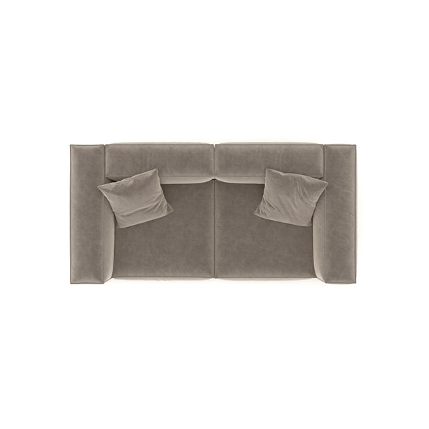 Eleanor Modular Sofa – Velvet Collection – Champagne
