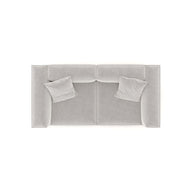 Eleanor Modular Sofa – Velvet Collection – Pearl