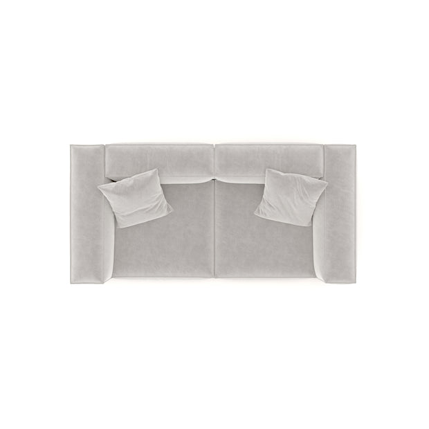 Eleanor Modular Sofa – Velvet Collection – Pearl