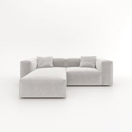 Eleanor Modular Sofa – Velvet Collection – Pearl