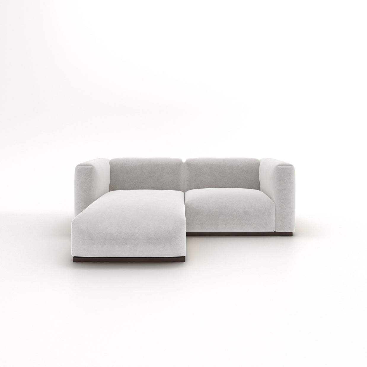 Charlotte Modular Sofa – Velvet Collection – Pearl