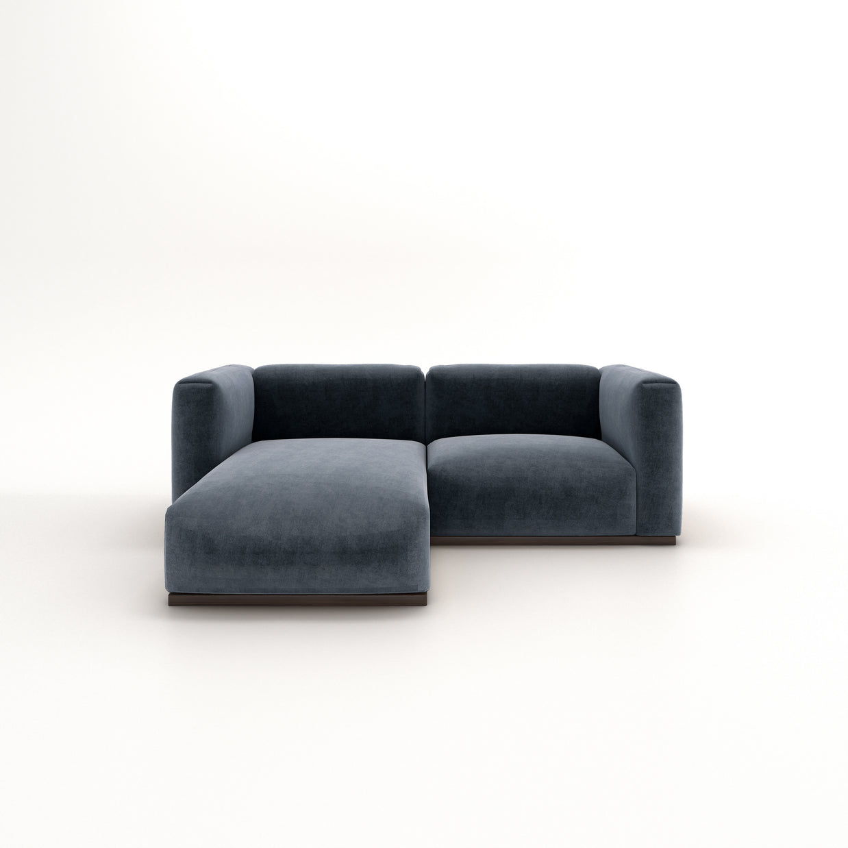 Charlotte Modular Sofa – Velvet Collection – Oxford Blue