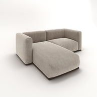 Charlotte Modular Sofa – Velvet Collection – Alabaster