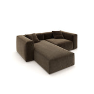 Eleanor Modular Sofa – Velvet Collection – Mocha