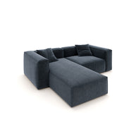 Eleanor Modular Sofa – Velvet Collection – Oxford Blue