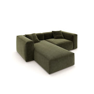 Eleanor Modular Sofa – Velvet Collection – Olive