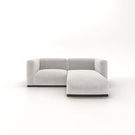 Charlotte Modular Sofa – Velvet Collection – Pearl