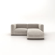 Charlotte Modular Sofa – Velvet Collection – Alabaster