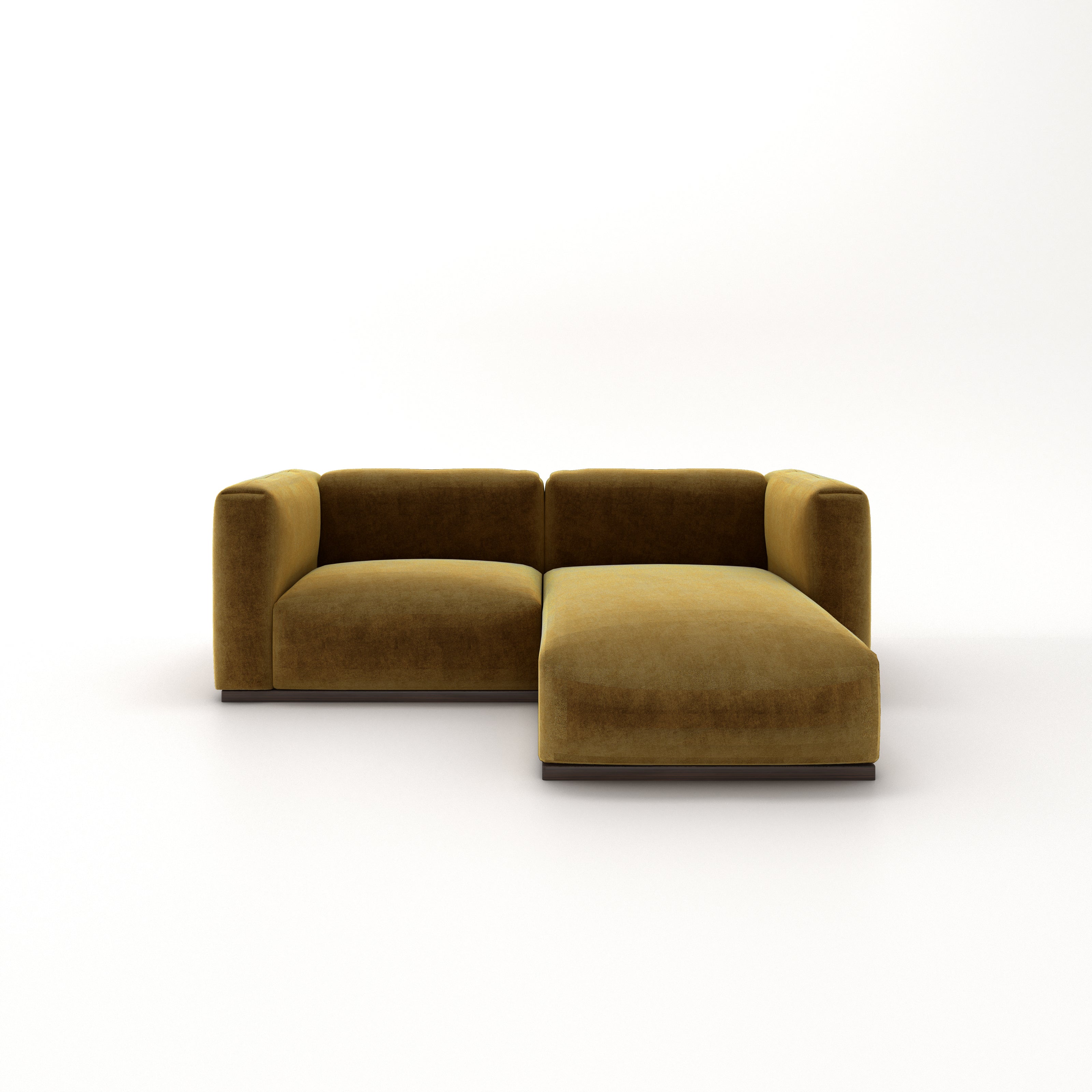 Charlotte Modular Sofa – Velvet Collection – Ochre