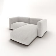Charlotte Modular Sofa – Velvet Collection – Pearl