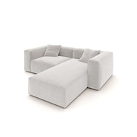 Eleanor Modular Sofa – Velvet Collection – Pearl
