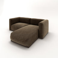 Charlotte Modular Sofa – Velvet Collection – Mocha