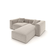 Eleanor Modular Sofa – Velvet Collection – Alabaster