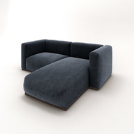 Charlotte Modular Sofa – Velvet Collection – Oxford Blue