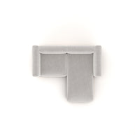 Charlotte Modular Sofa – Velvet Collection – Pearl