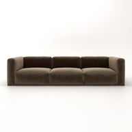 Charlotte Modular Sofa – Velvet Collection – Mocha