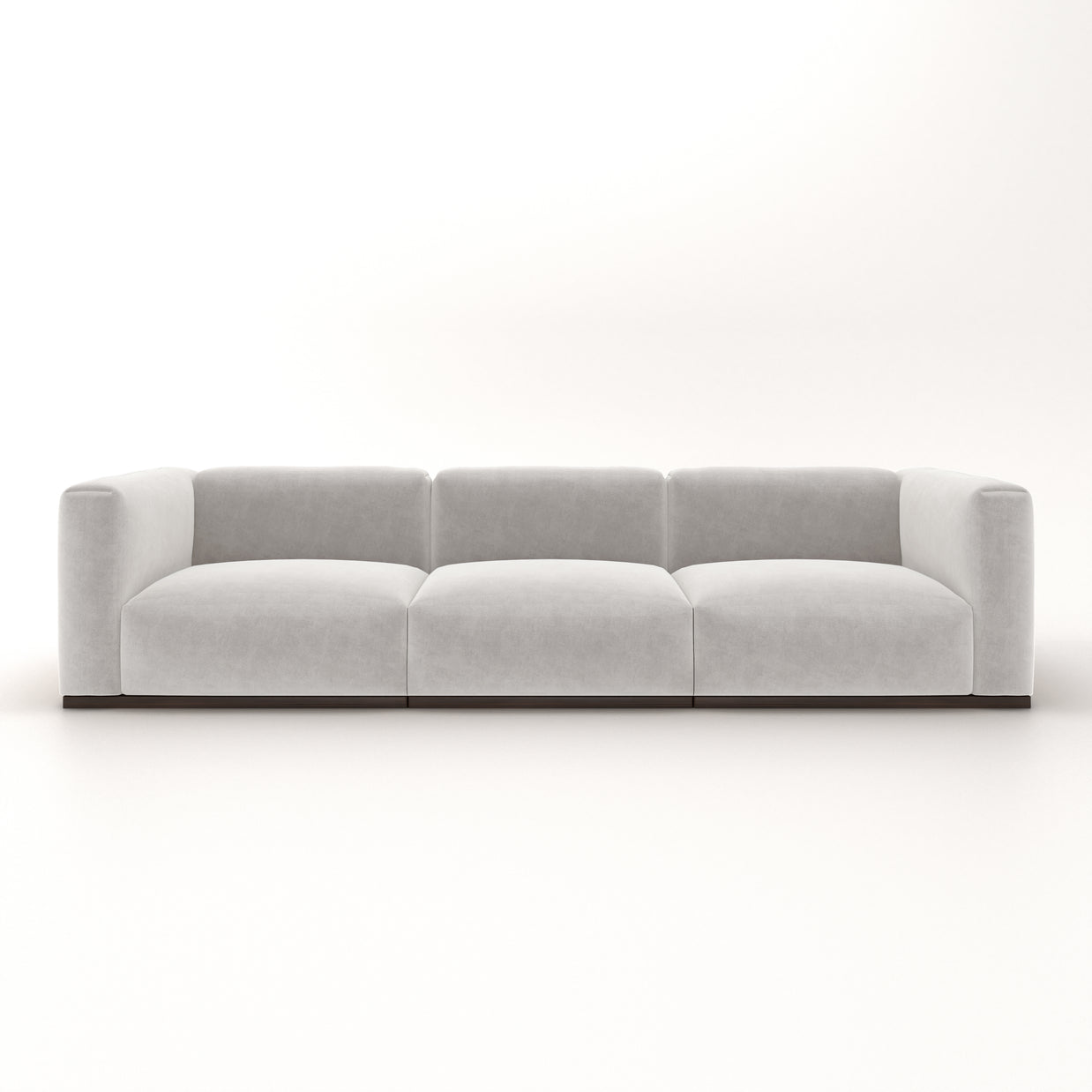 Charlotte Modular Sofa – Velvet Collection – Pearl