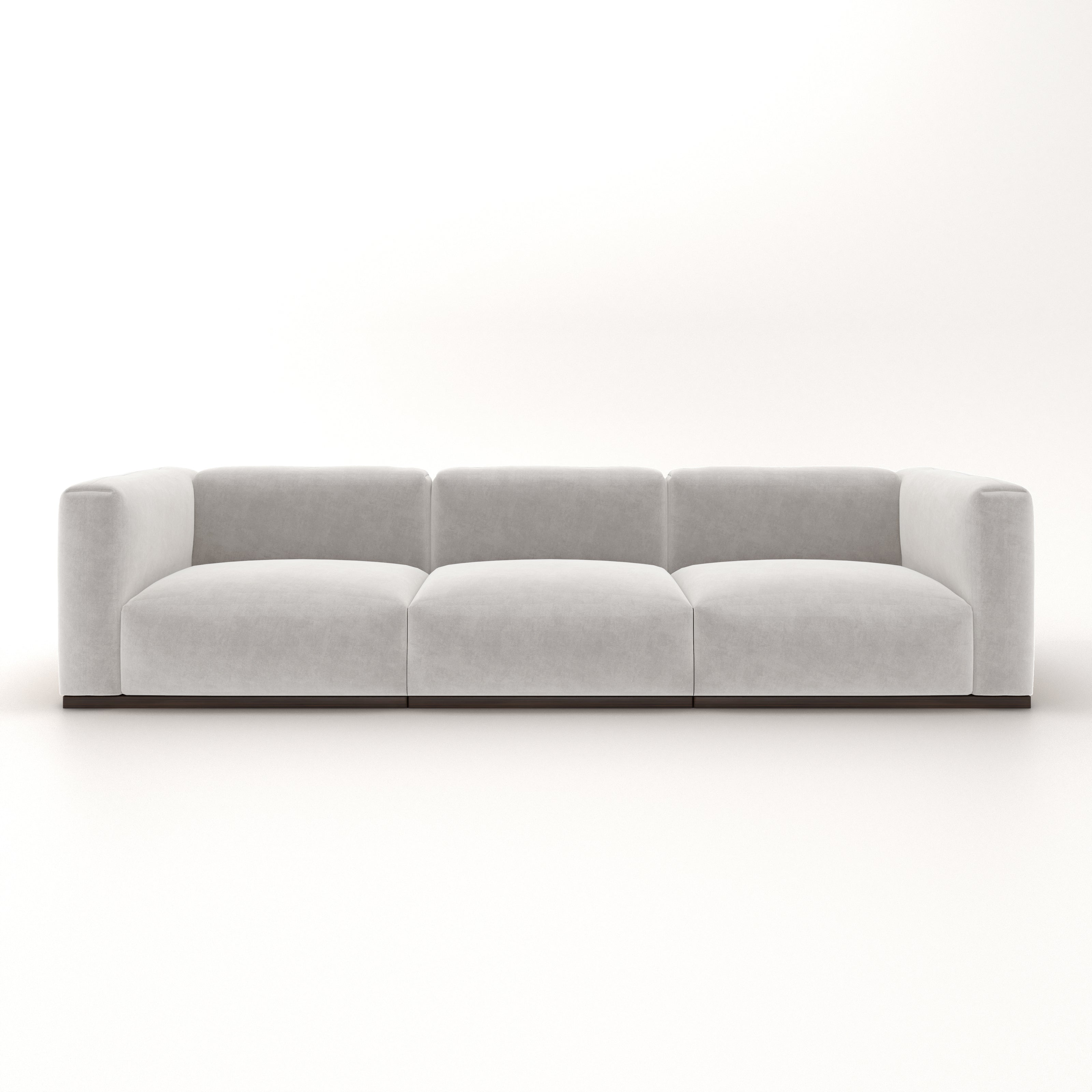 Charlotte Modular Sofa – Velvet Collection – Pearl