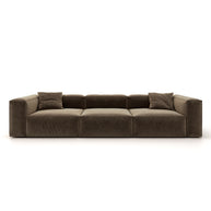 Eleanor Modular Sofa – Velvet Collection – Mocha
