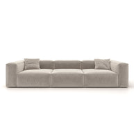 Eleanor Modular Sofa – Velvet Collection – Alabaster