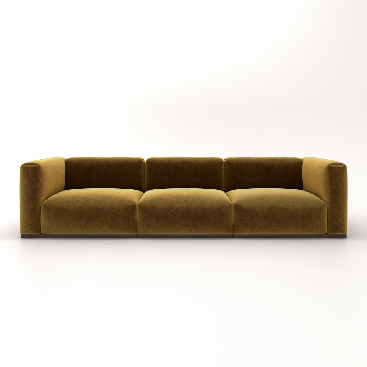 Charlotte Modular Sofa – Velvet Collection – Ochre