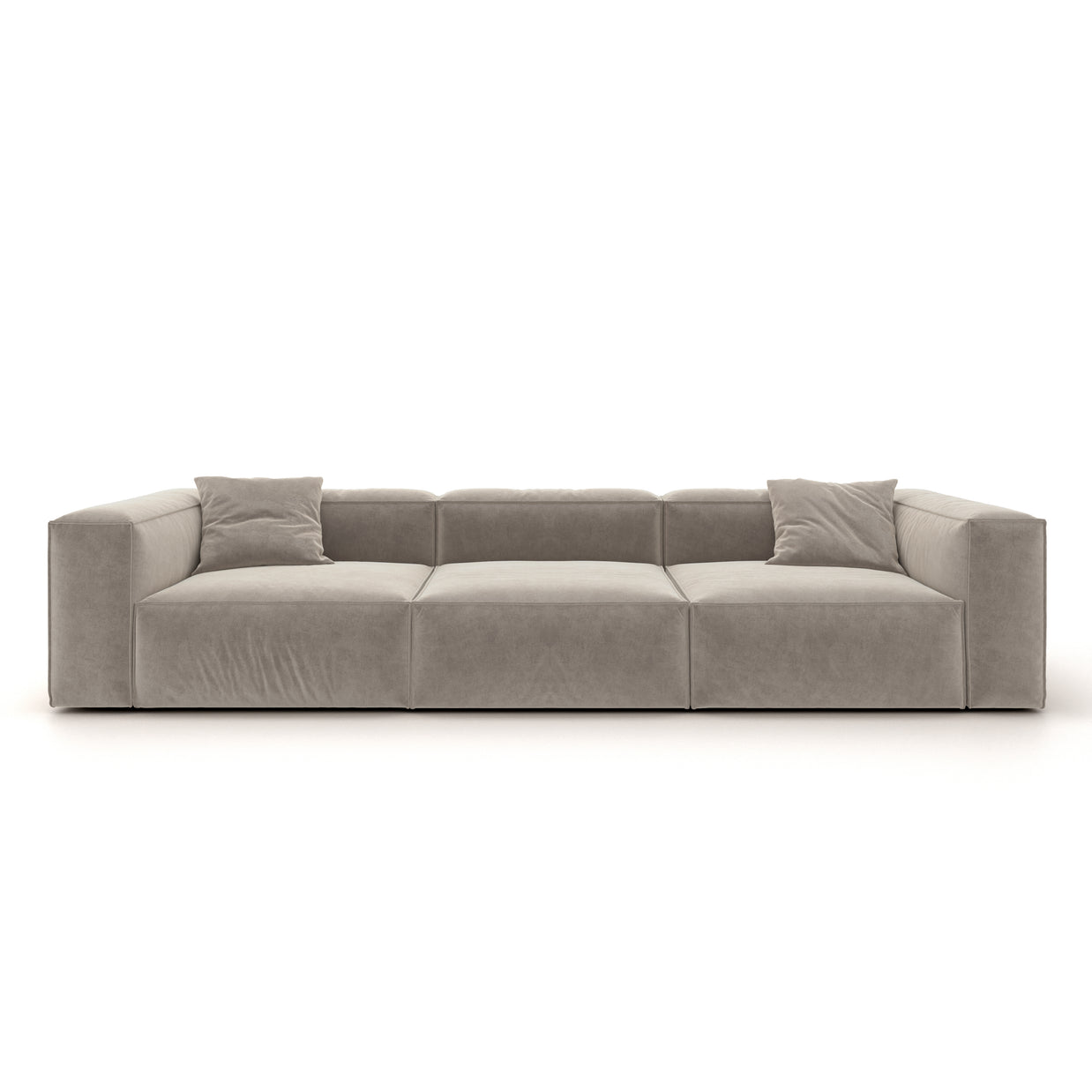 Eleanor Modular Sofa – Velvet Collection – Champagne
