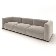 Charlotte Modular Sofa – Velvet Collection – Alabaster