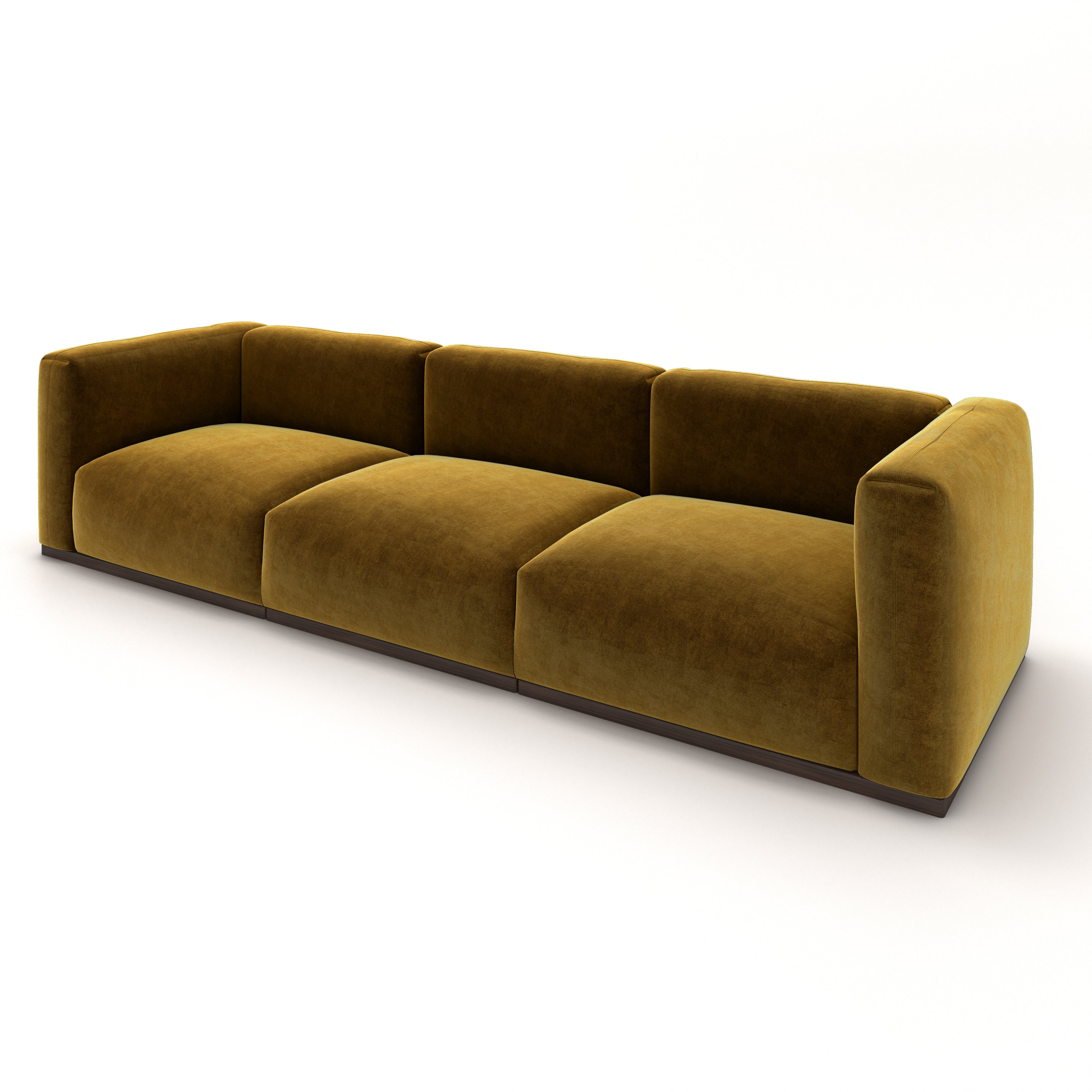 Charlotte Modular Sofa – Velvet Collection – Ochre