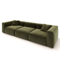Eleanor Modular Sofa – Velvet Collection – Olive