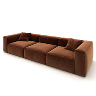 Eleanor Modular Sofa – Velvet Collection – Copper