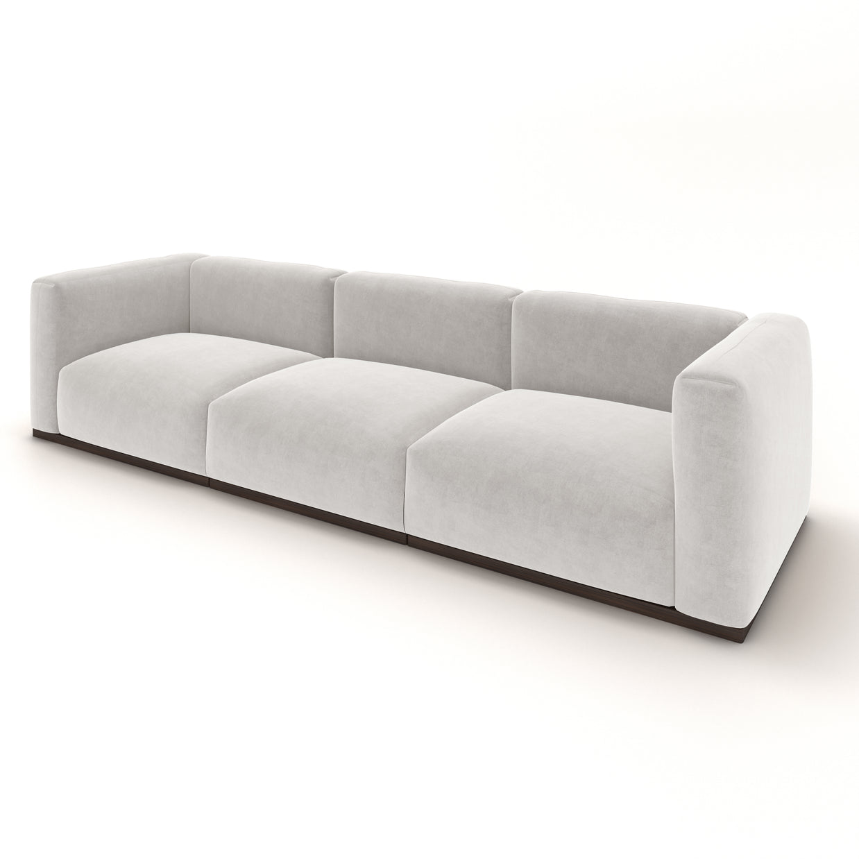Charlotte Modular Sofa – Velvet Collection – Pearl