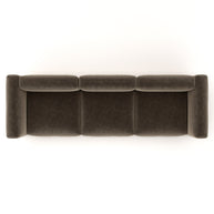 Charlotte Modular Sofa – Velvet Collection – Mocha